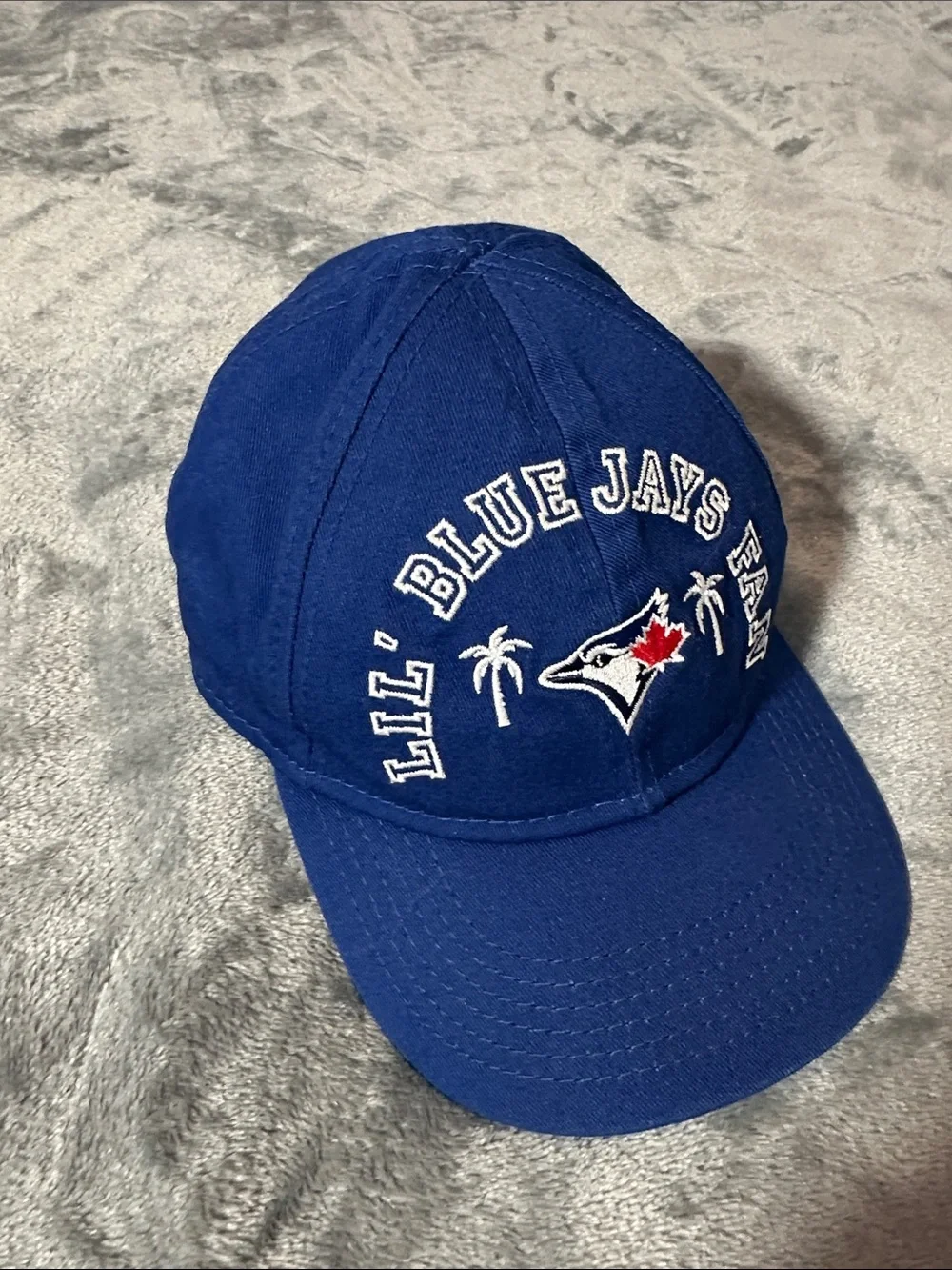 EUC New Era Toddler Baseball Cap - Royal Blue and White Lil Blue Jays Fan